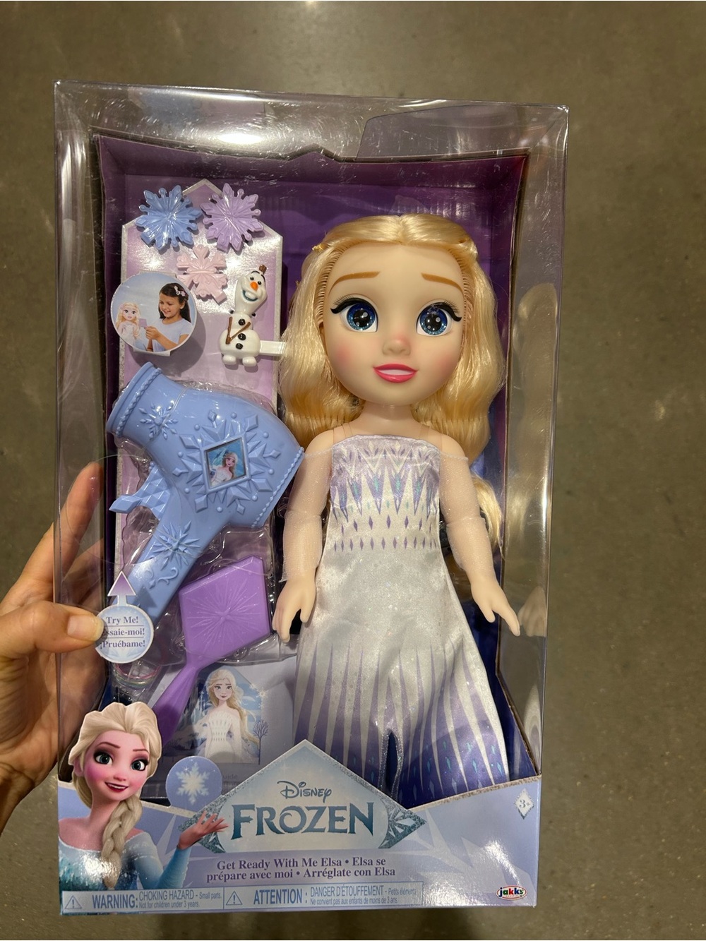 Licensed Disney Princess large doll & hair play set